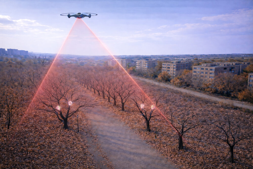 冬期・落葉期を活用した赤外線による内部構造リスクのスクリーニング